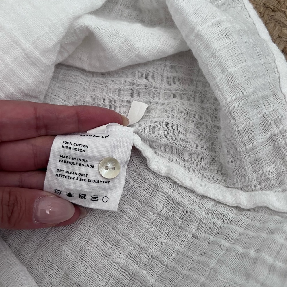 Anaak Jhula Organic Cotton Muslin
Mini Dress White - Picture 9 of 14